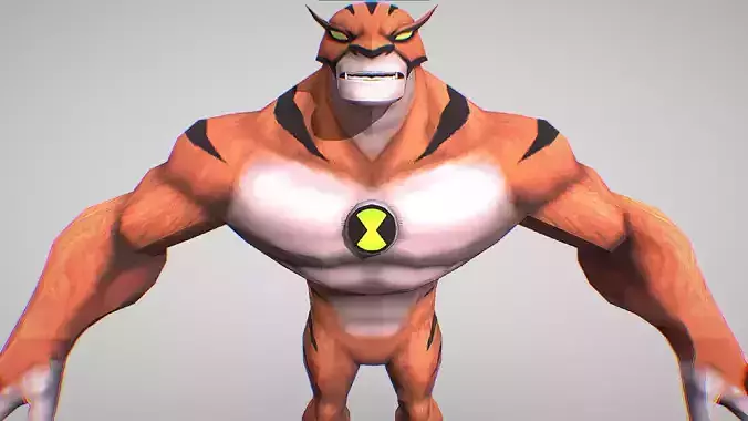 Rath - Ben 10 Ultimate Alien - Cosmic Destruction Low-poly 3D model