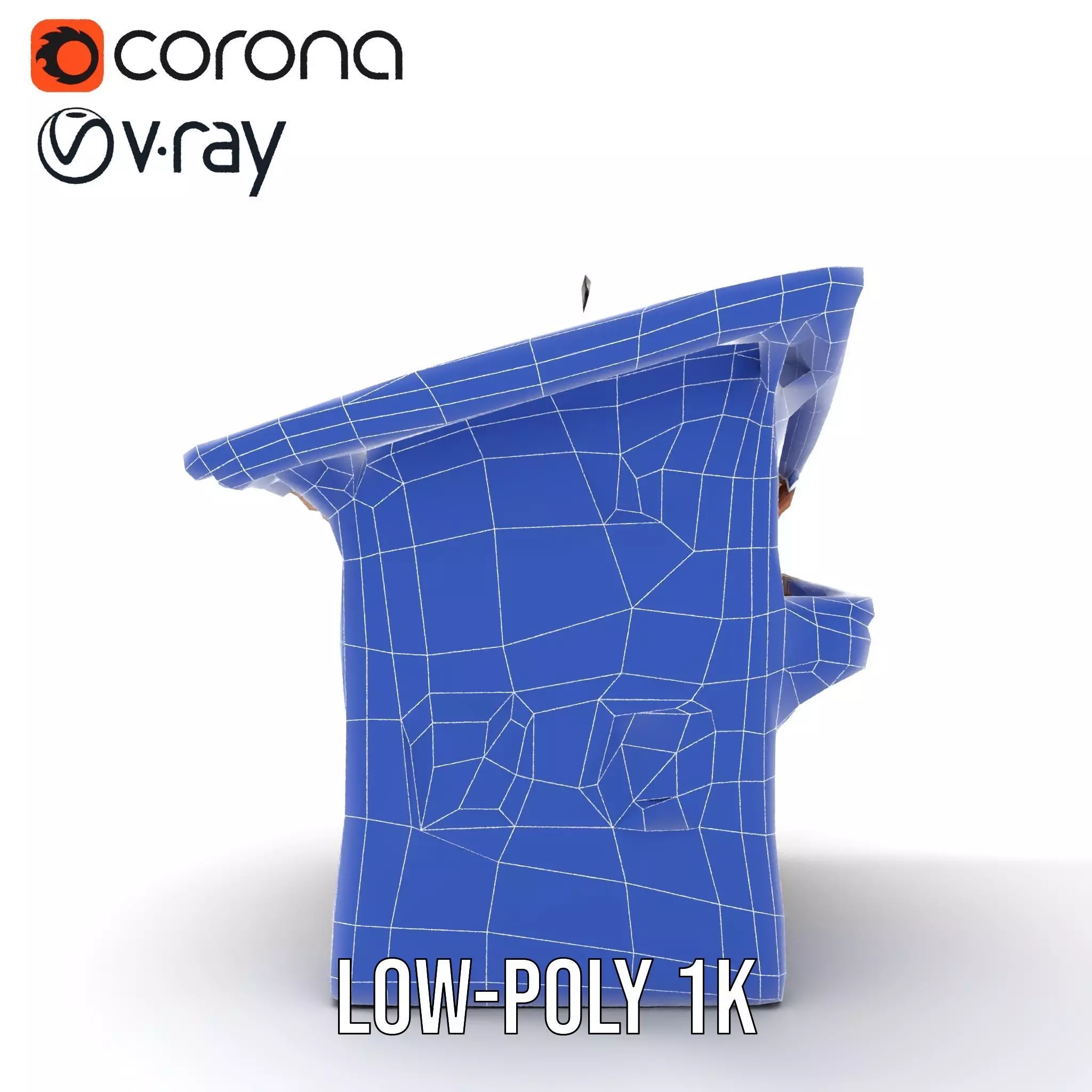 Rustic Chalet Exterior model pack Low-poly 3D model_28