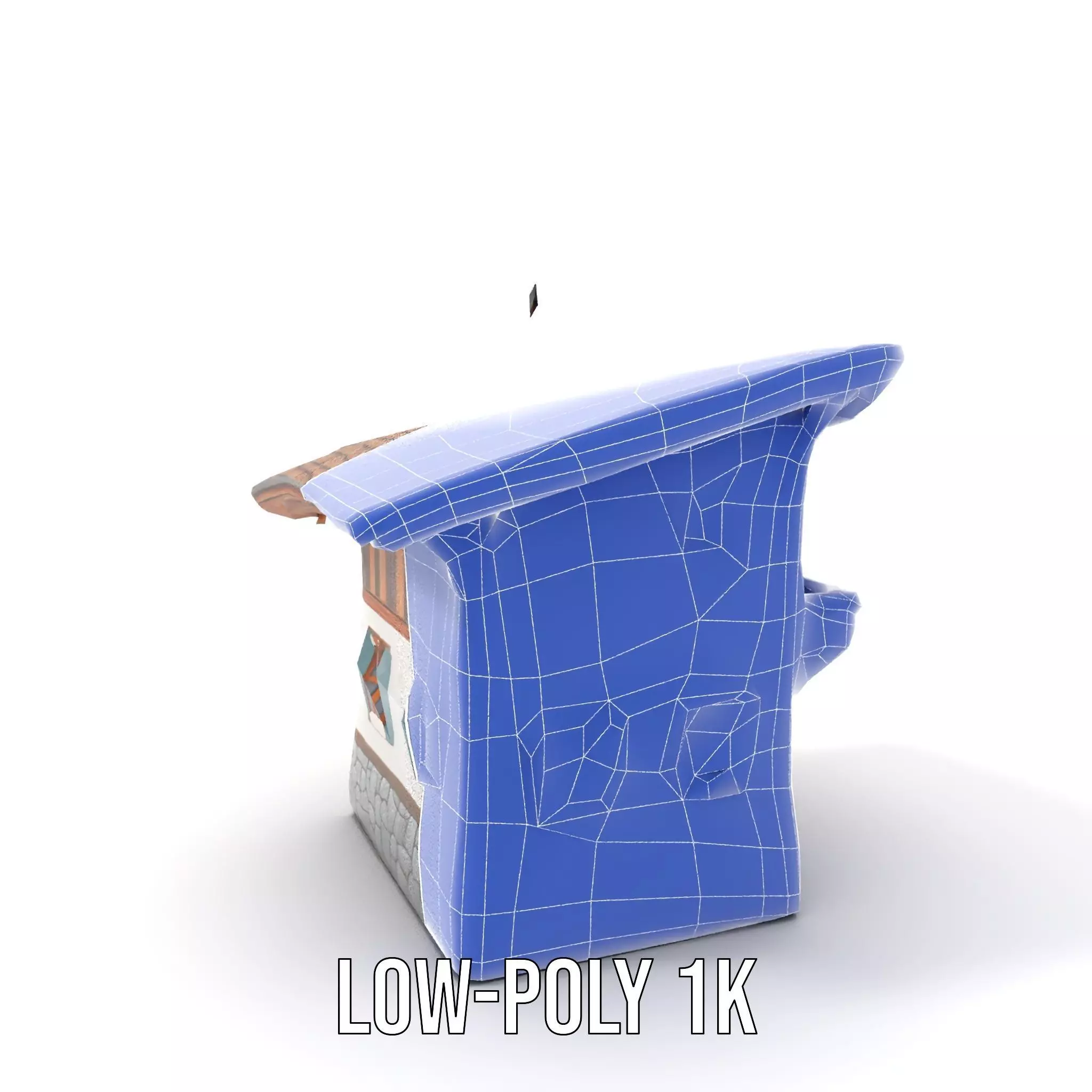 Rustic Chalet Exterior model pack Low-poly 3D model_26