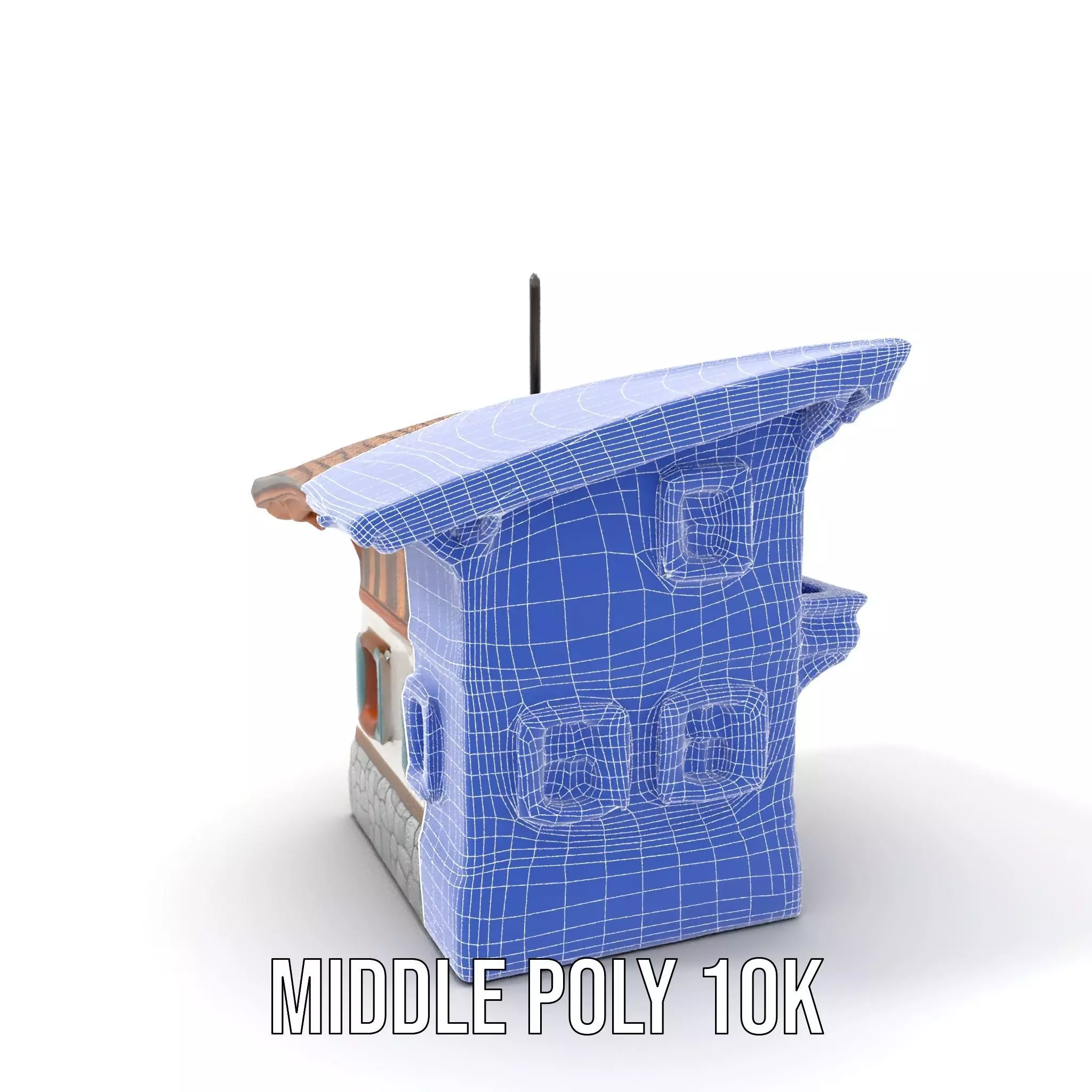 Rustic Chalet Exterior model pack Low-poly 3D model_19