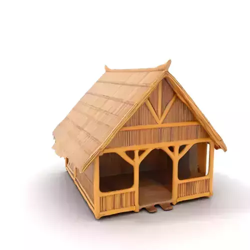 Bamboo Hut Traditional model pack