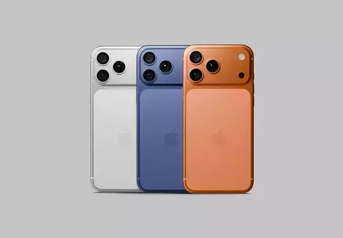 Apple iPhone 17 Pro Max in Official Colors and Design 3D model