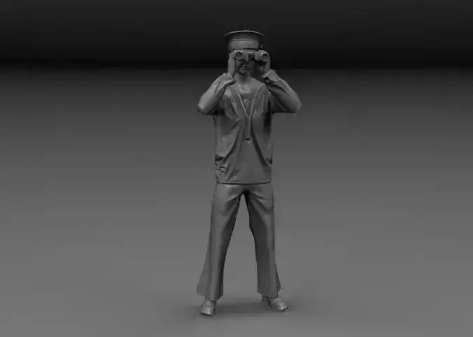 WW2 BRITISH SAILOR ROYAL NAVY DECK V1