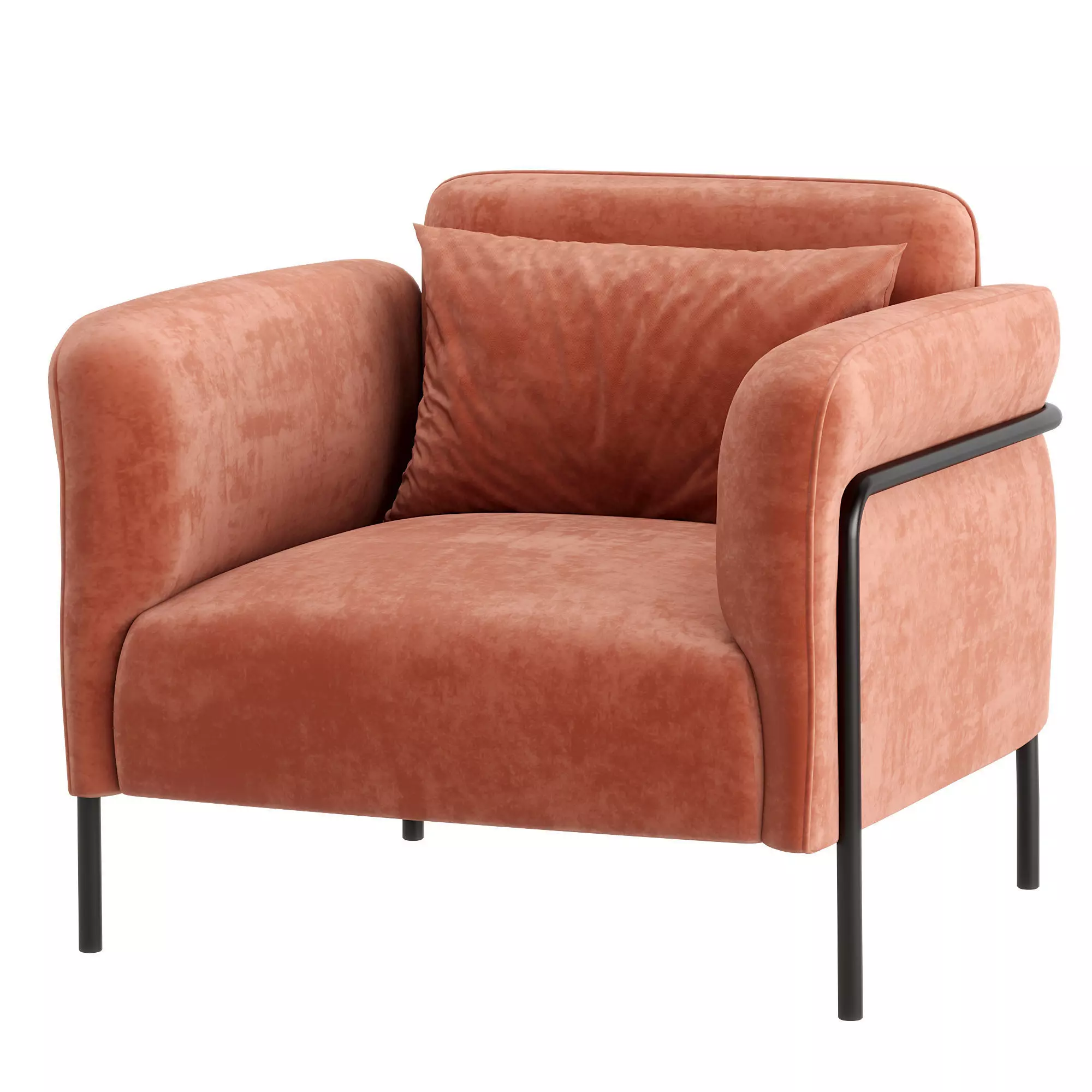 Lumea Lounge Low-poly 3D model_1