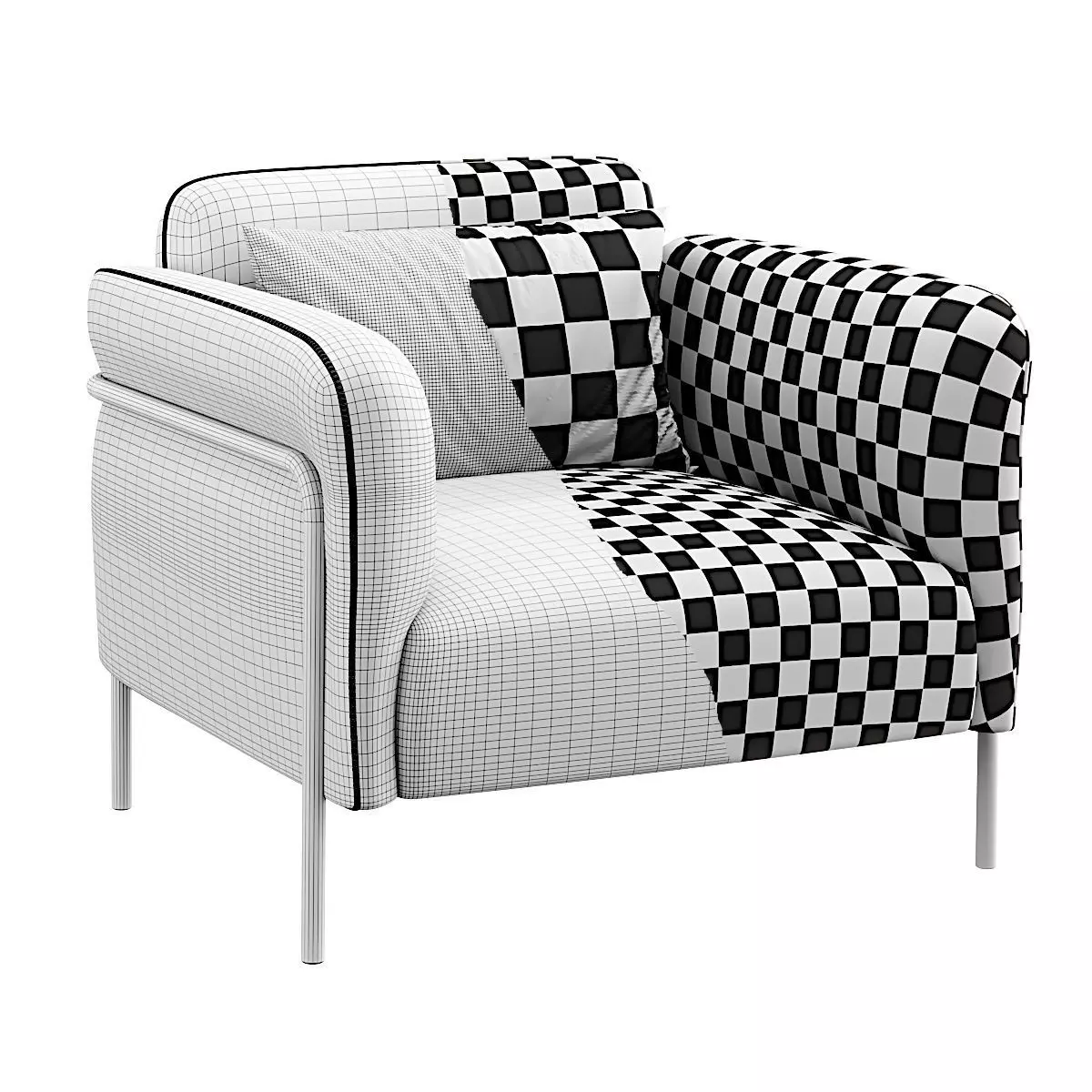 Lumea Lounge Low-poly 3D model_9