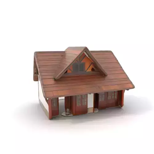 Rustic Wooden House model pack