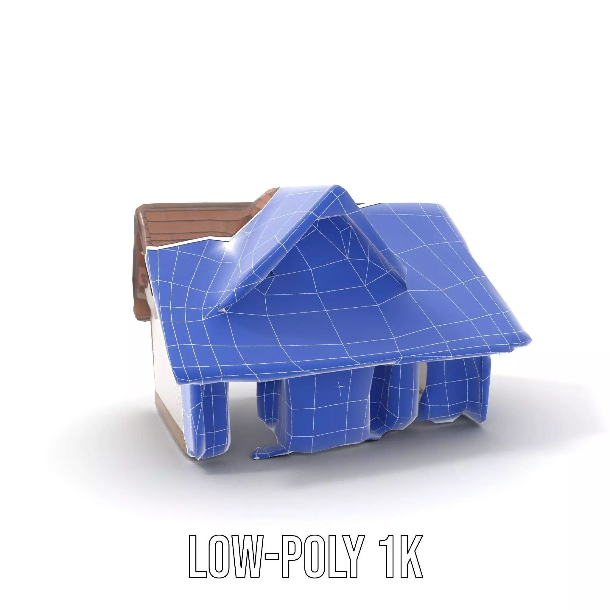 Rustic Wooden House model pack Low-poly 3D model_25