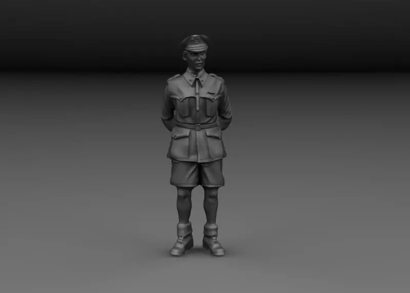 WW2 BRITISH SAILOR ROYAL NAVY DECK V4 3D print model_0