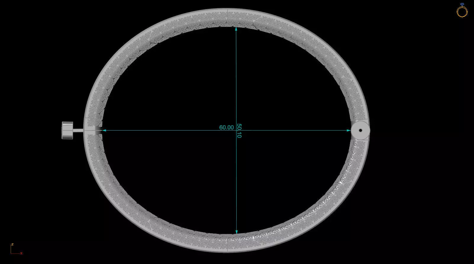 Bracelet 3D print model_2