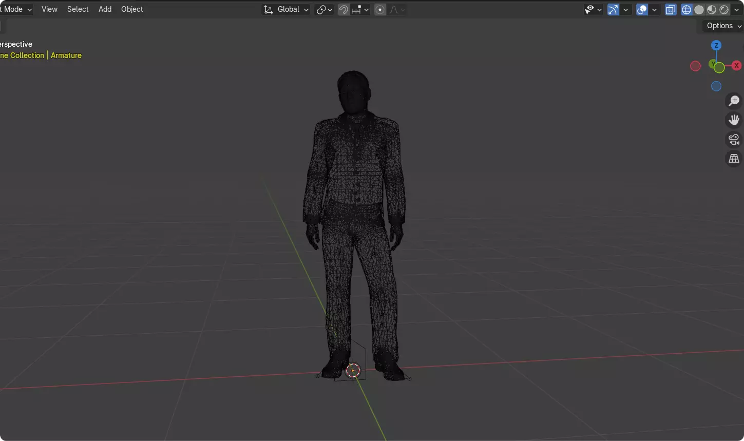 Realistic Character US Secretary of State Marco Rubio Low-poly 3D model_12
