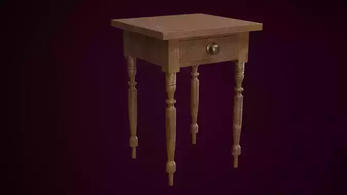 Maple Side Table