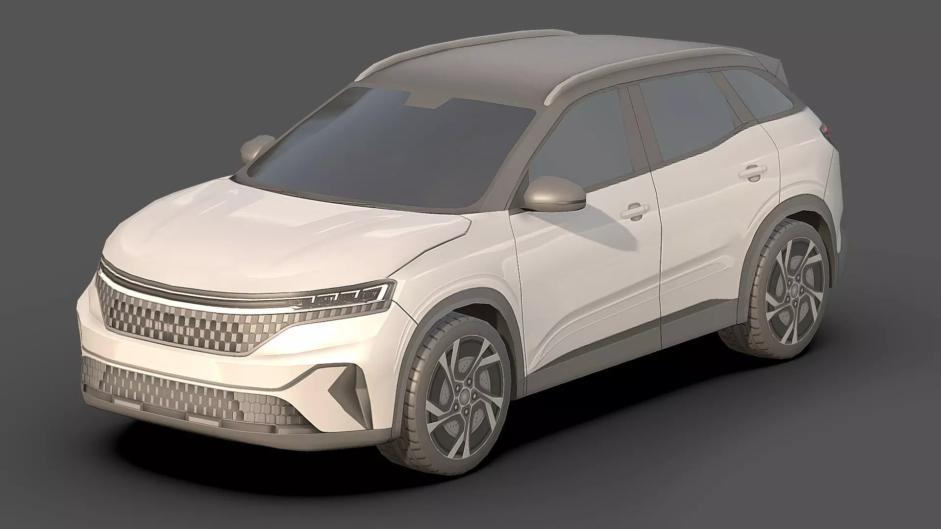 City Low Poly Cars Pack Low-poly 3D model_8