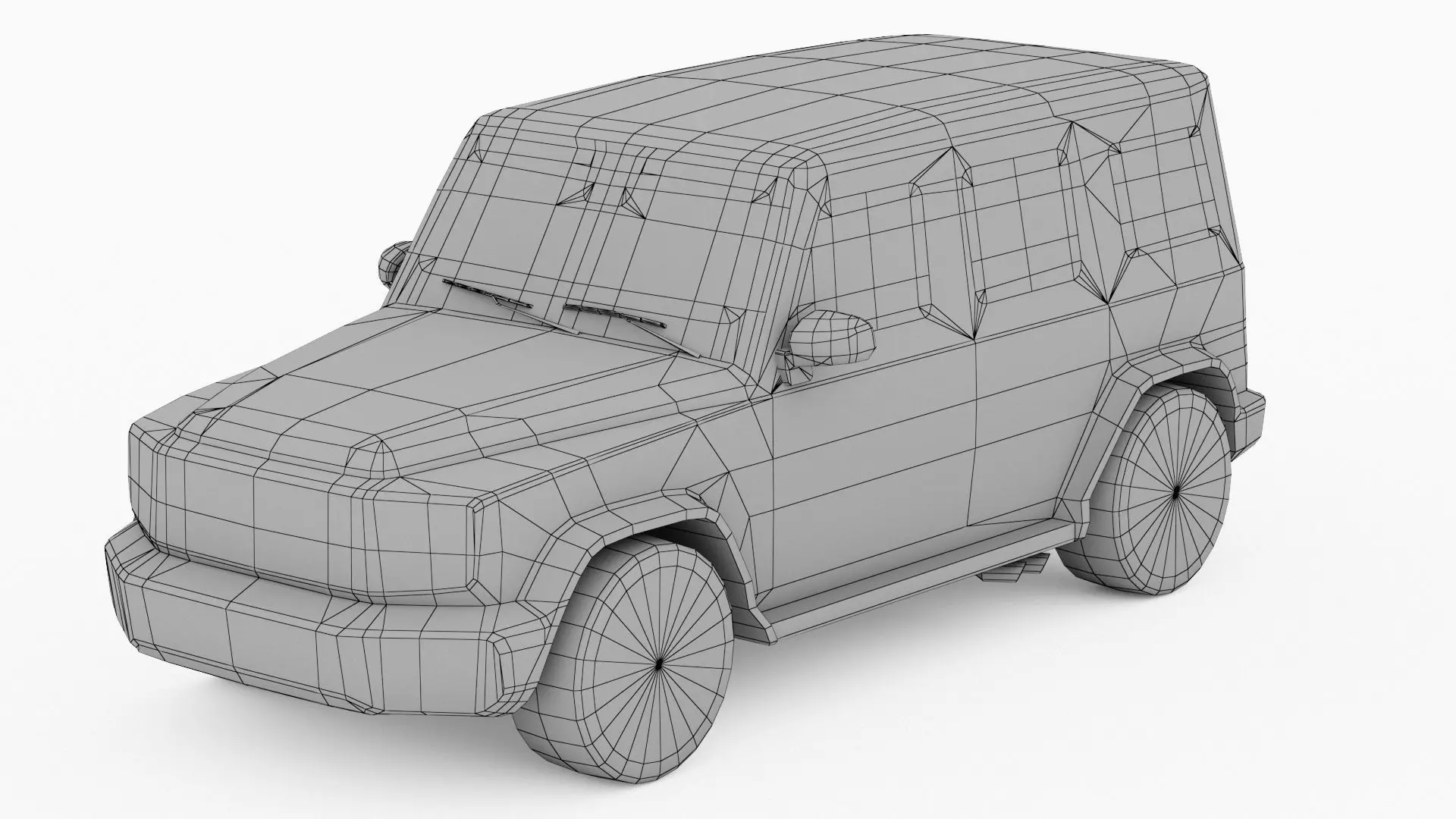 City Low Poly Cars Pack Low-poly 3D model_12