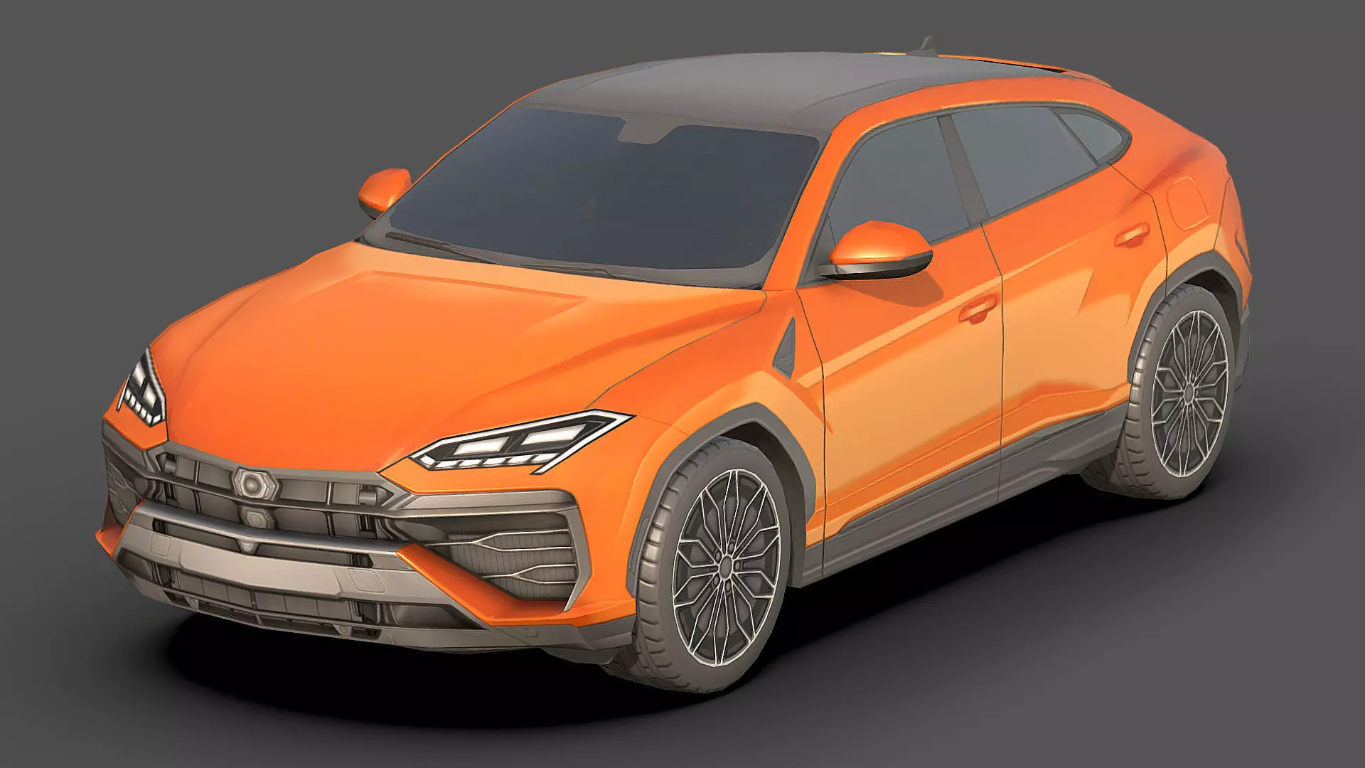 City Low Poly Cars Pack Low-poly 3D model_1