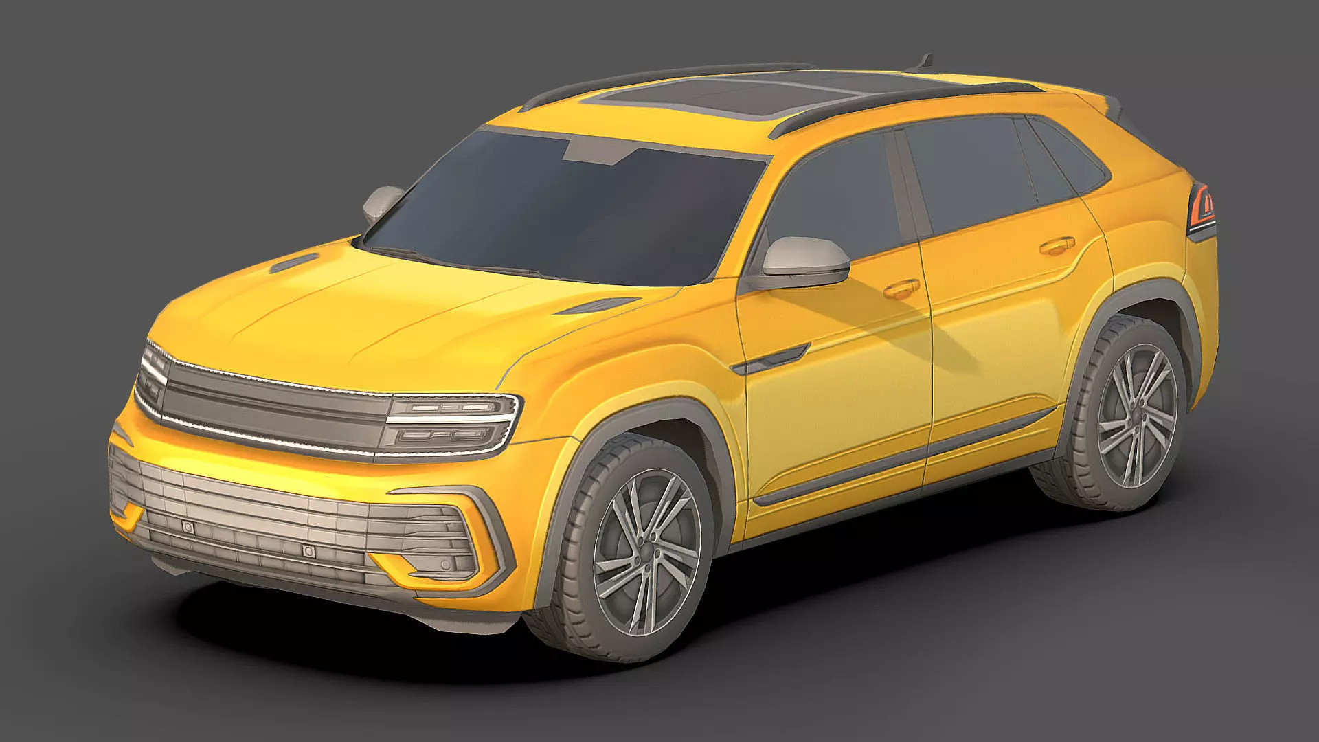 City Low Poly Cars Pack Low-poly 3D model_6