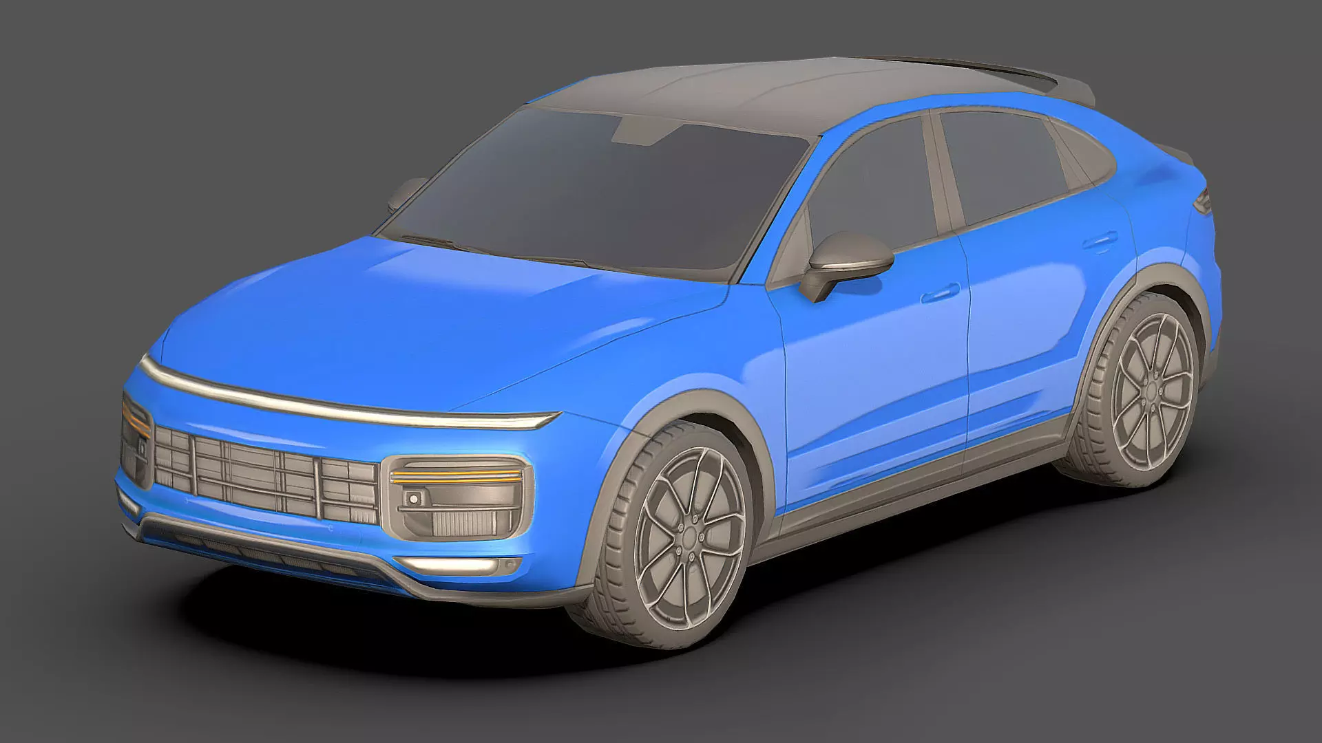 City Low Poly Cars Pack Low-poly 3D model_7