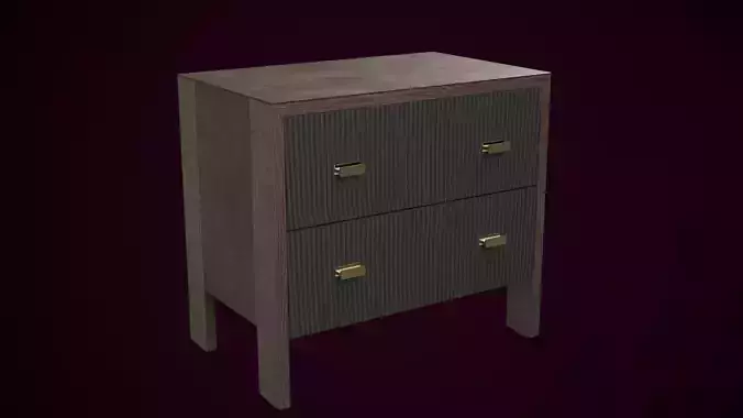 Espresso Oak Side Table