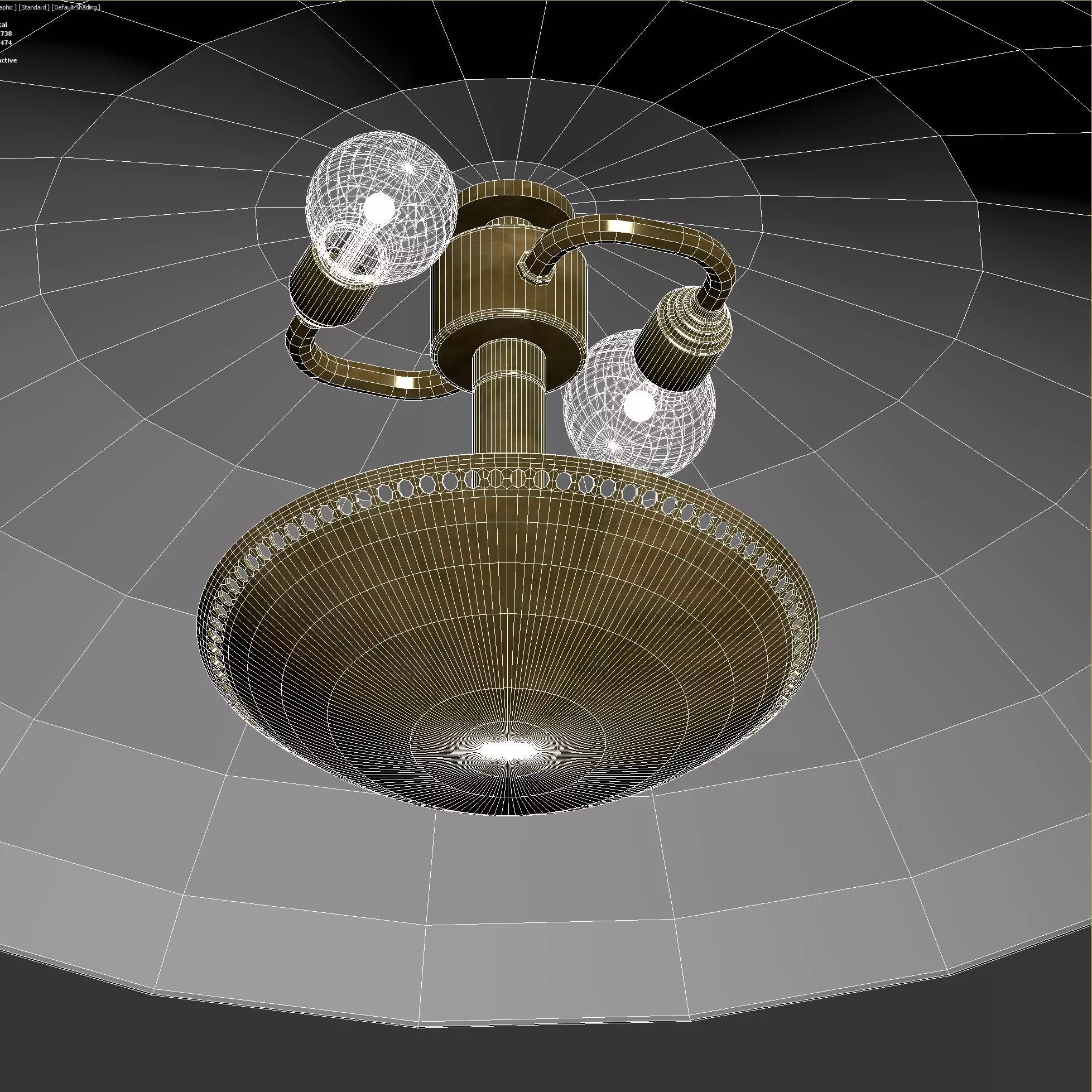 Four Hands Oren Pendant 3D model_7