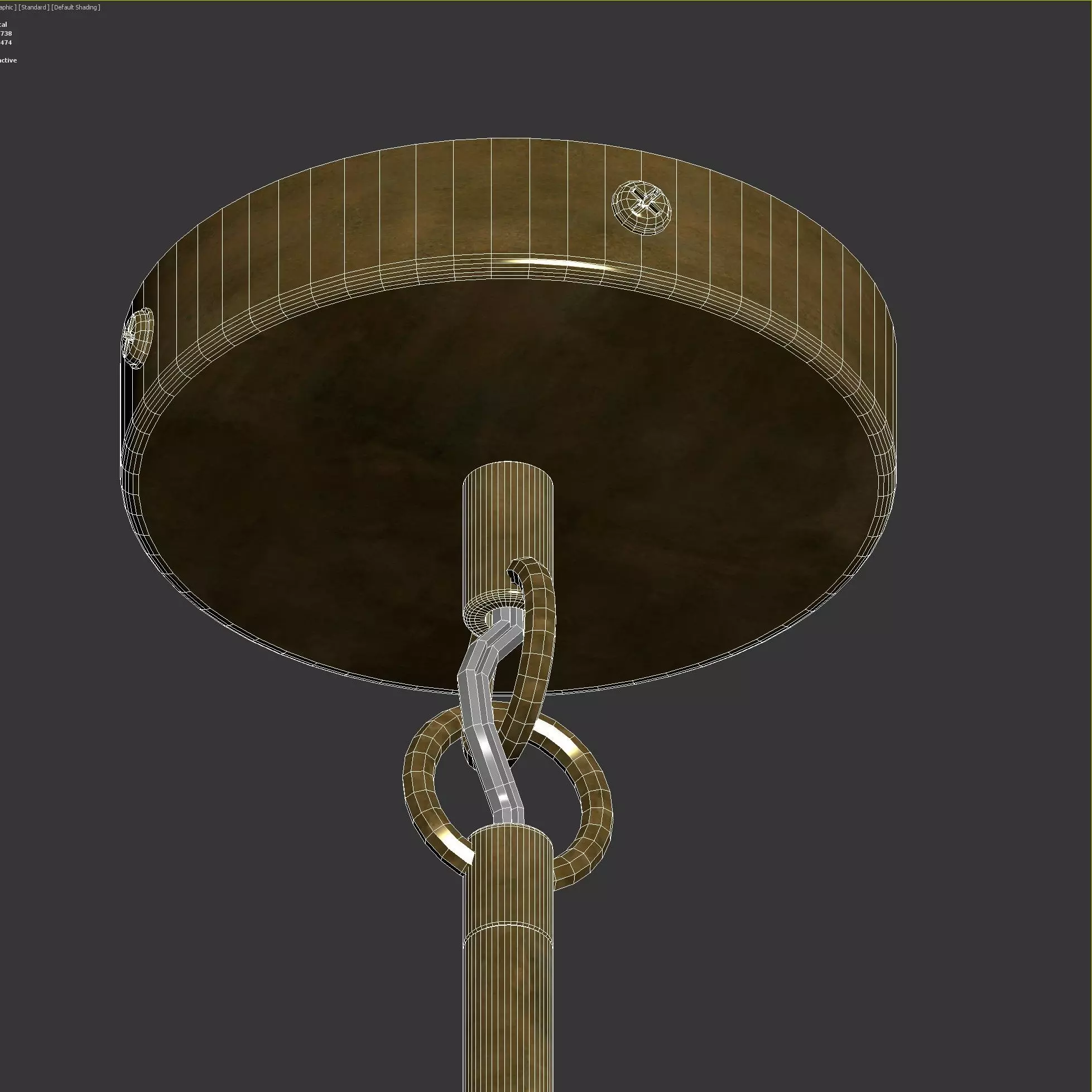 Four Hands Oren Pendant 3D model_8