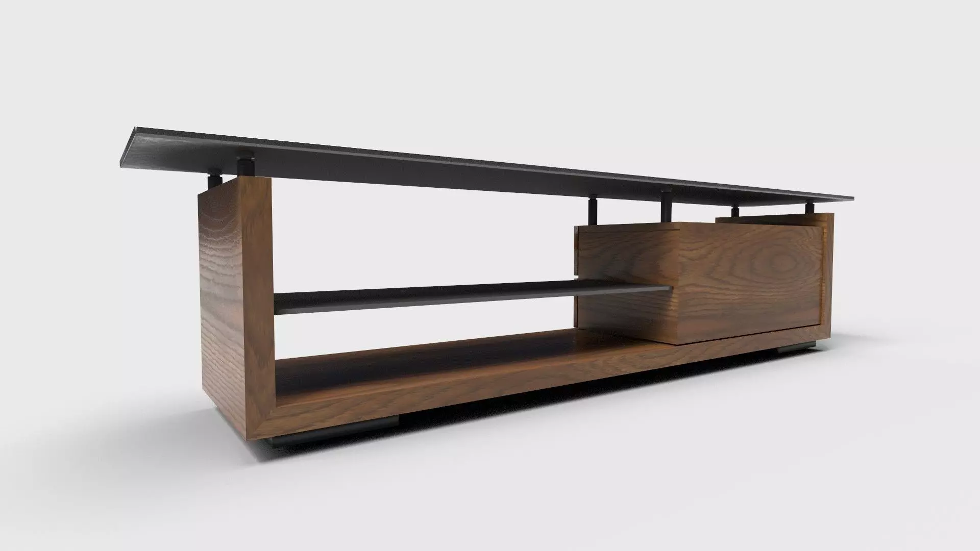 TV Rack CG31 3D model_2