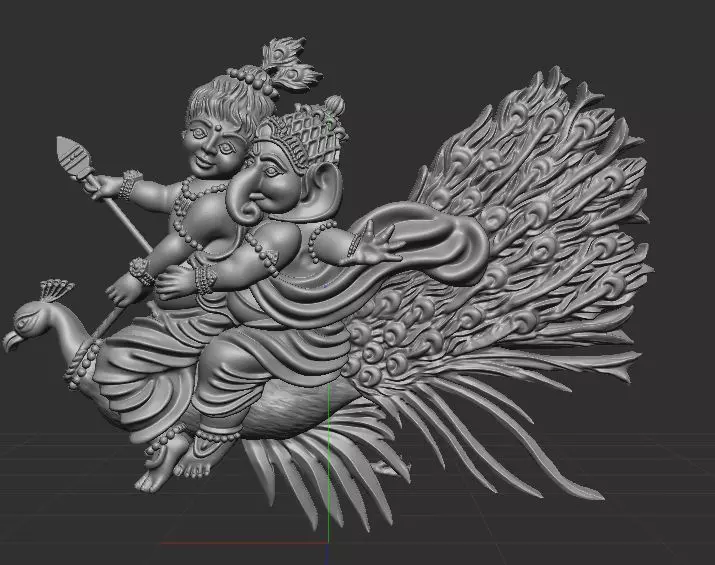 Hindu GODS 3D print model_3