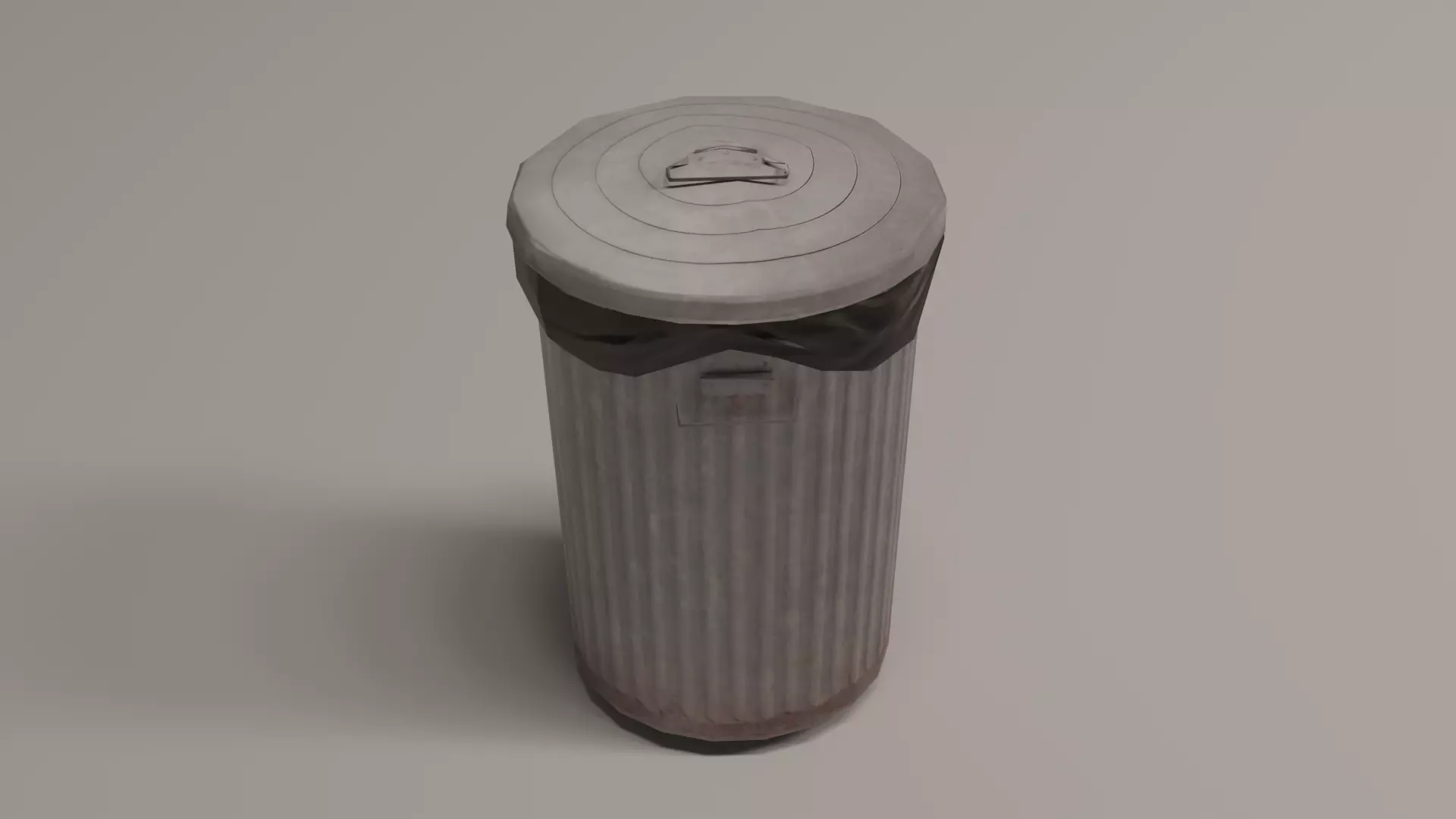 Gabge Can KIt Low-poly 3D model_2