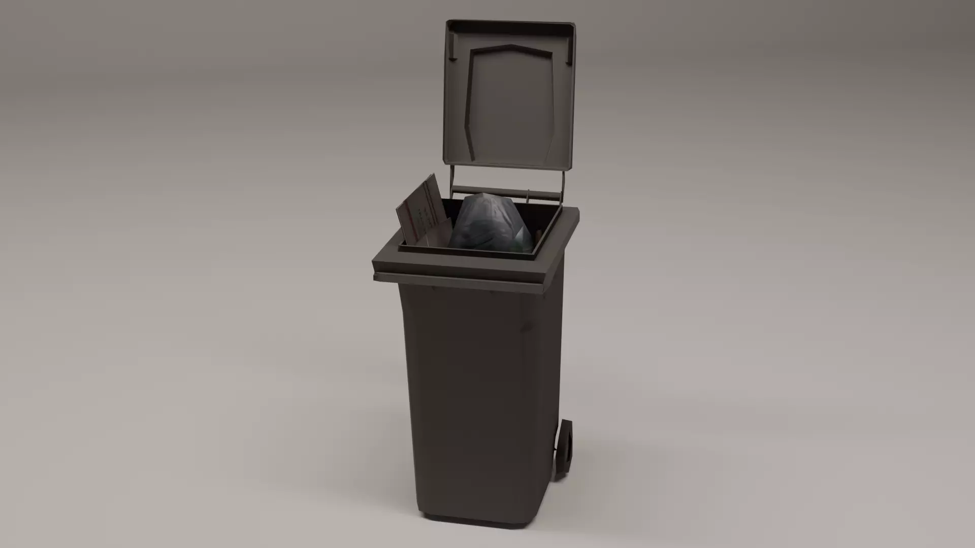 Gabge Can KIt Low-poly 3D model_12