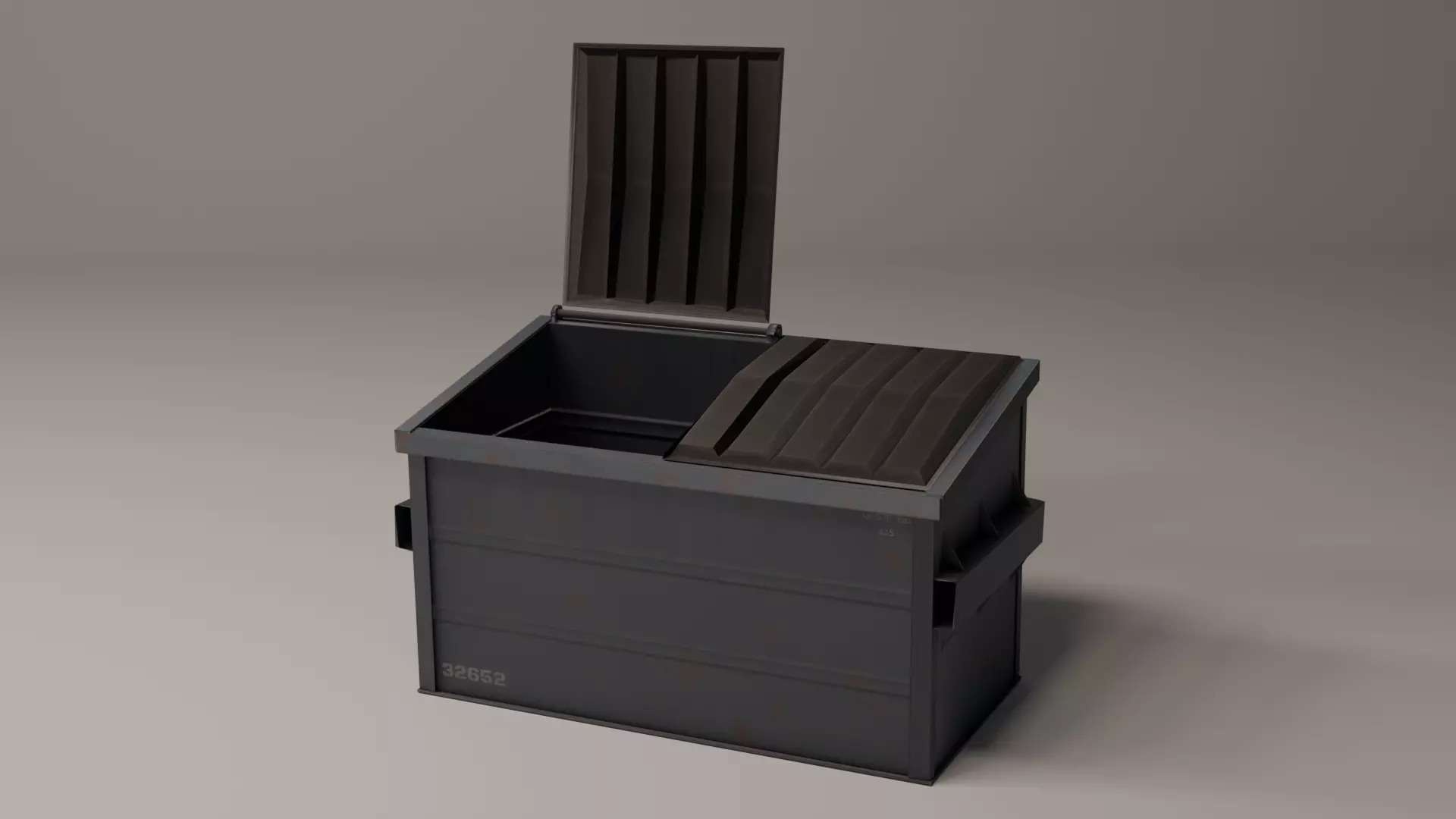 Gabge Can KIt Low-poly 3D model_8