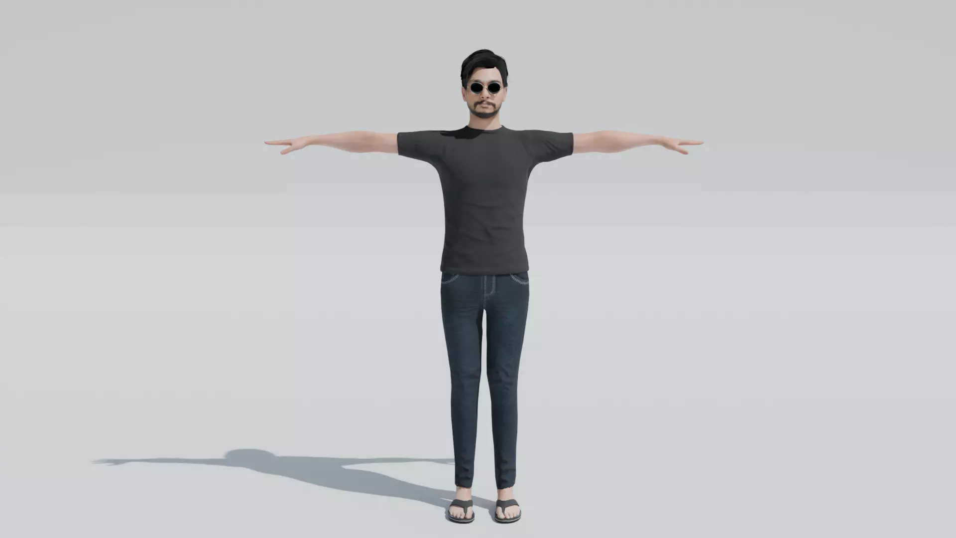 3D Character Model Full Body Rigged Game Animation Ready Low-poly 3D model
