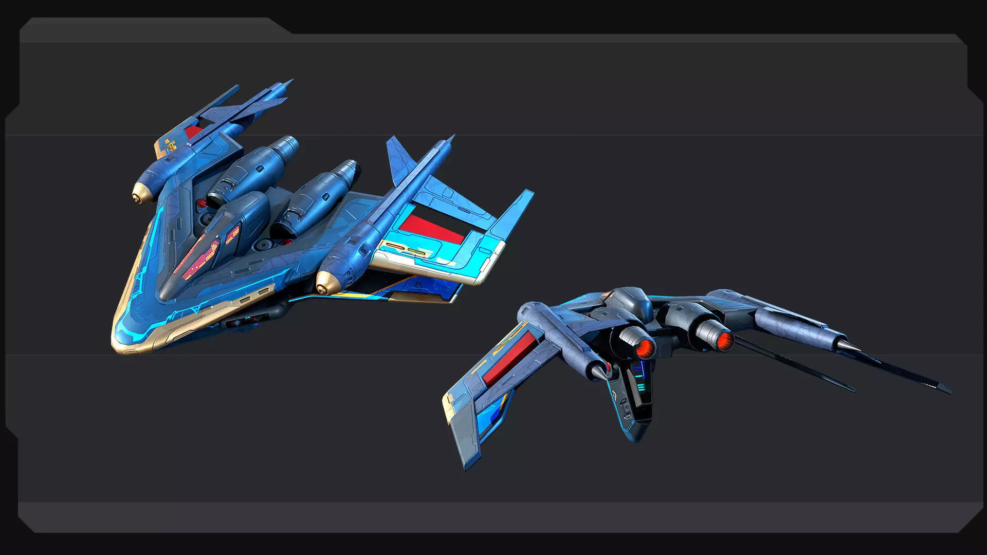 BB4 - GUARDIAN Fighter Low-poly 3D model_4