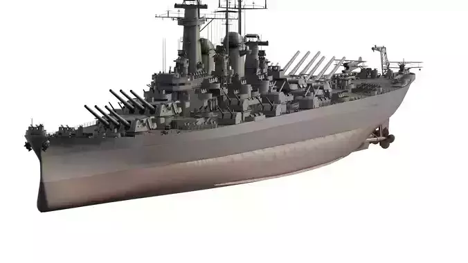 US NAVY 1940S Batlleship USS Montana