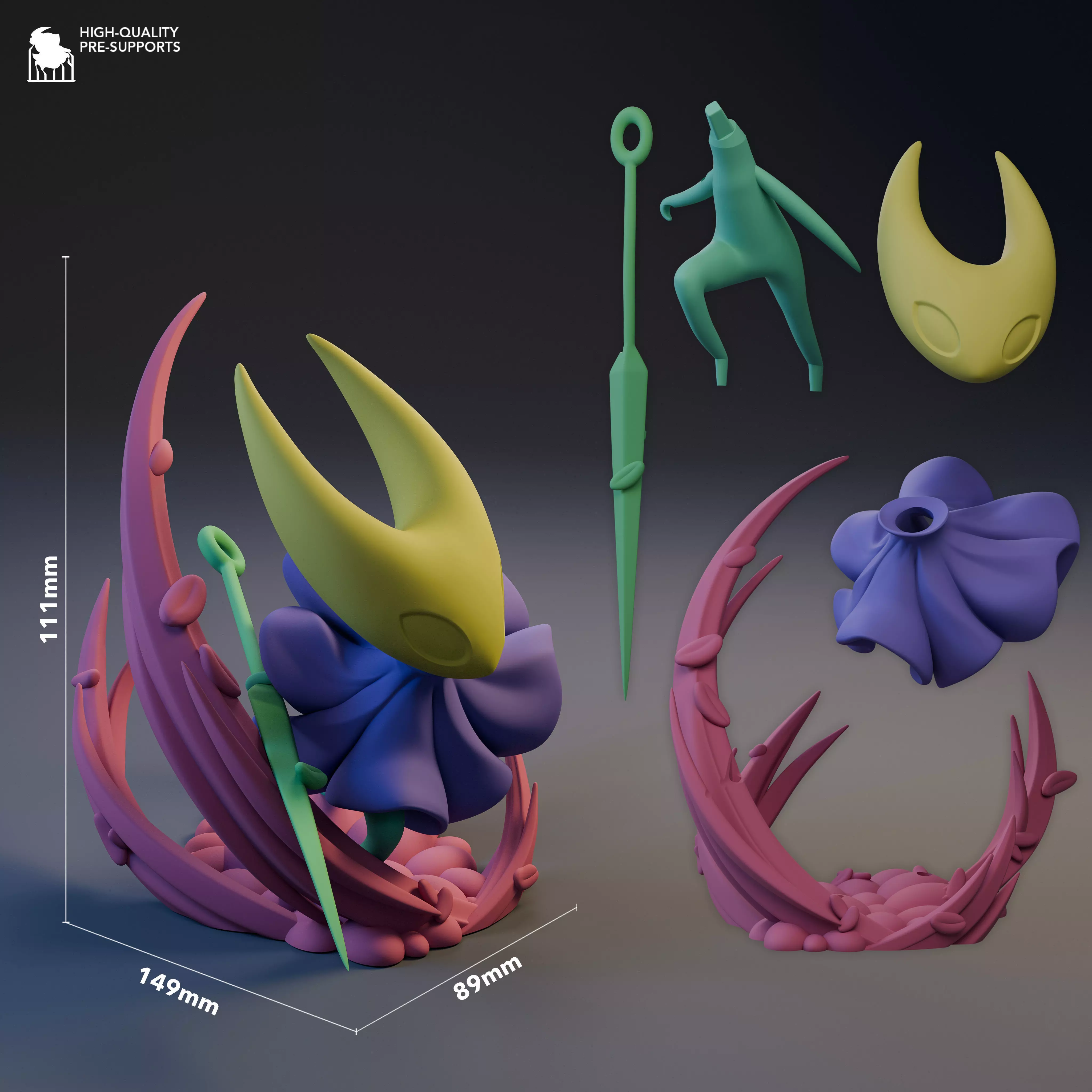 Hornet - Hollow Knight Silksong 3D print model_1