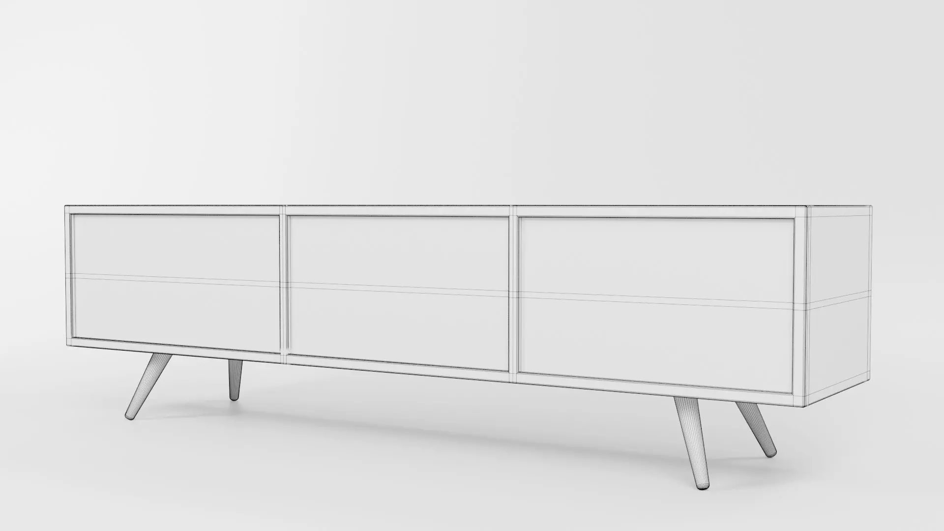 TV Rack CG36 3D model_6