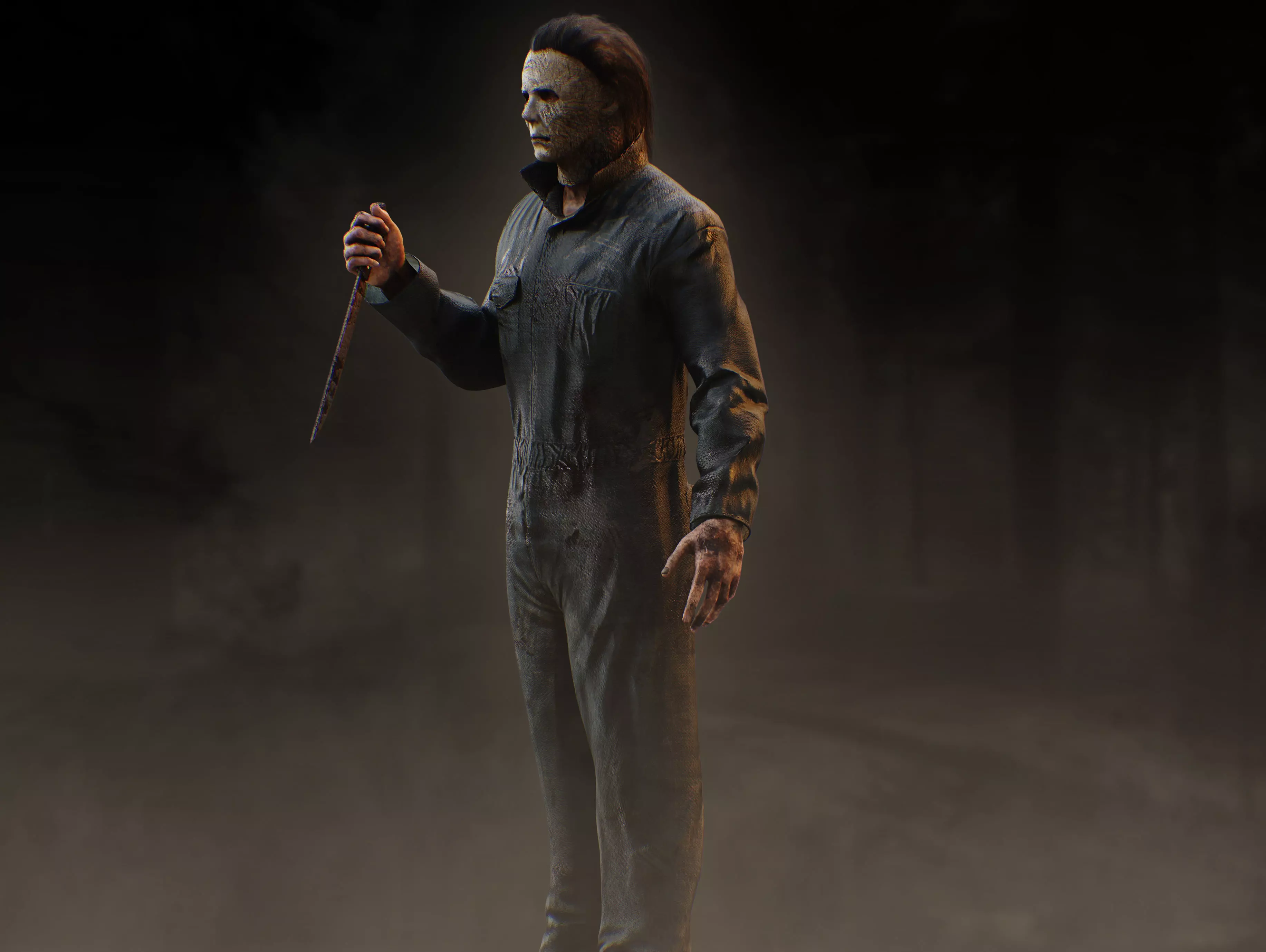 Michael Myers Low-poly 3D model_5