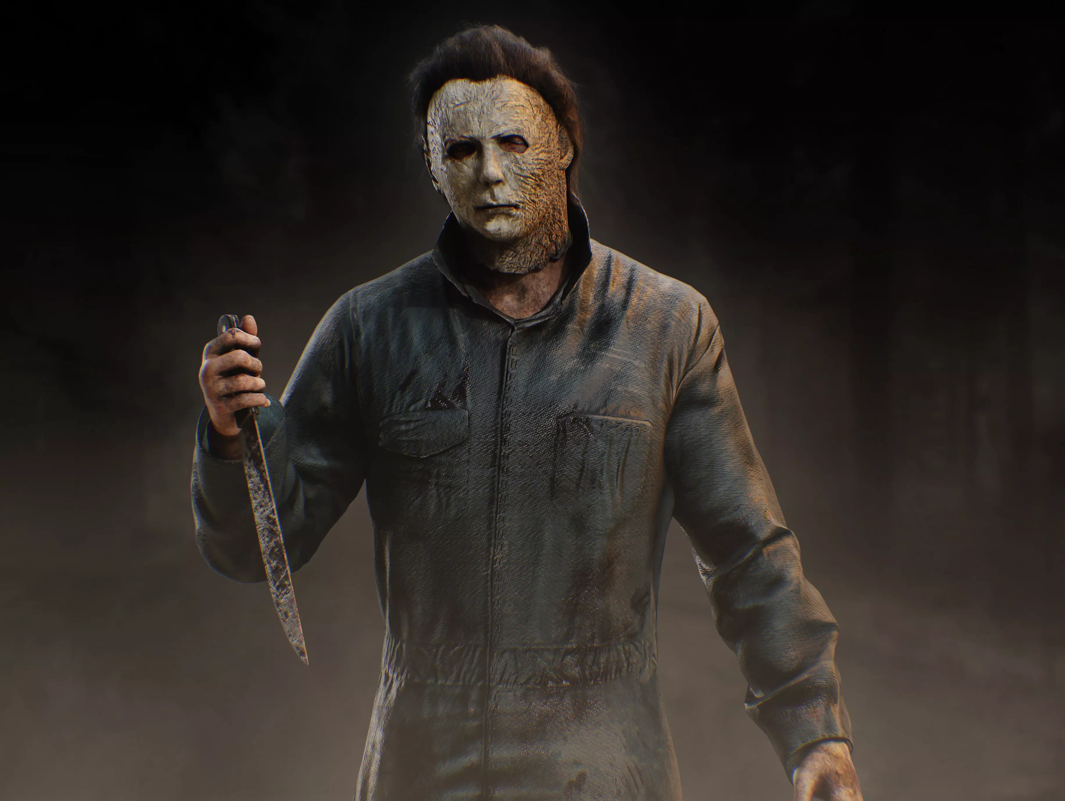 Michael Myers Low-poly 3D model_4