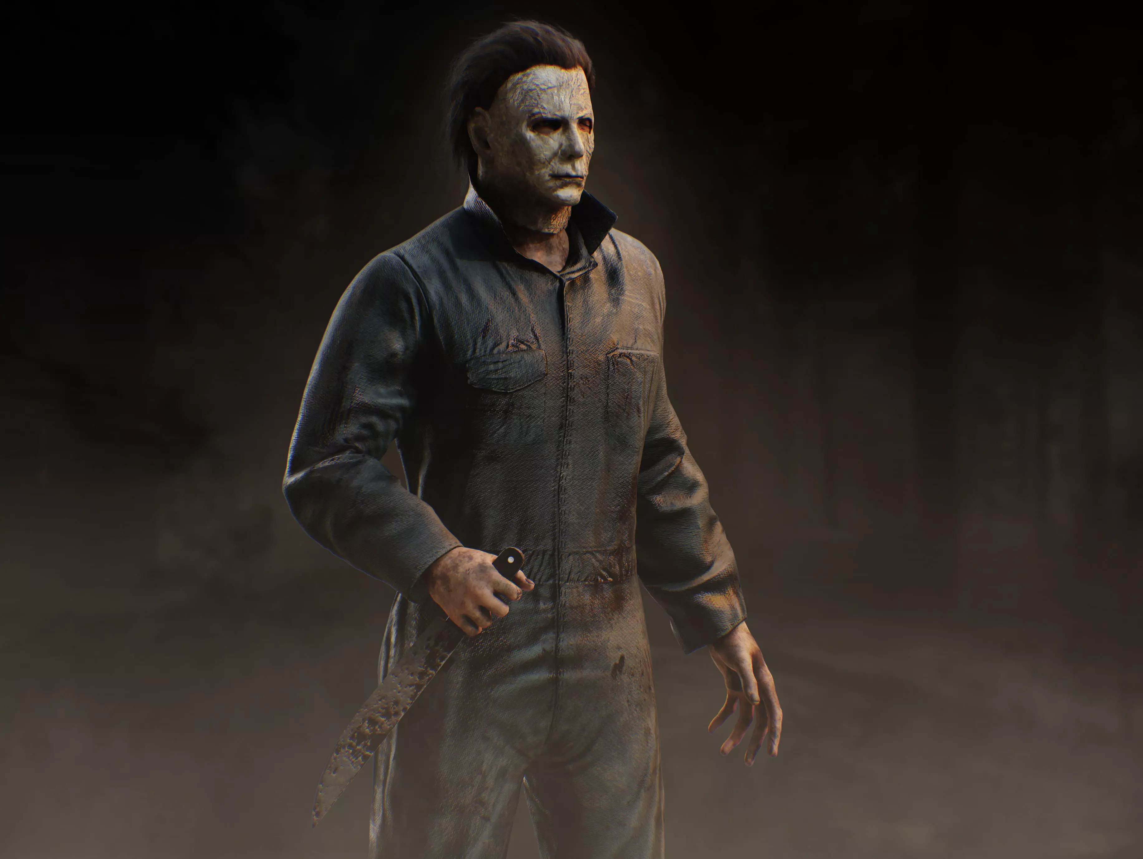 Michael Myers Low-poly 3D model_9