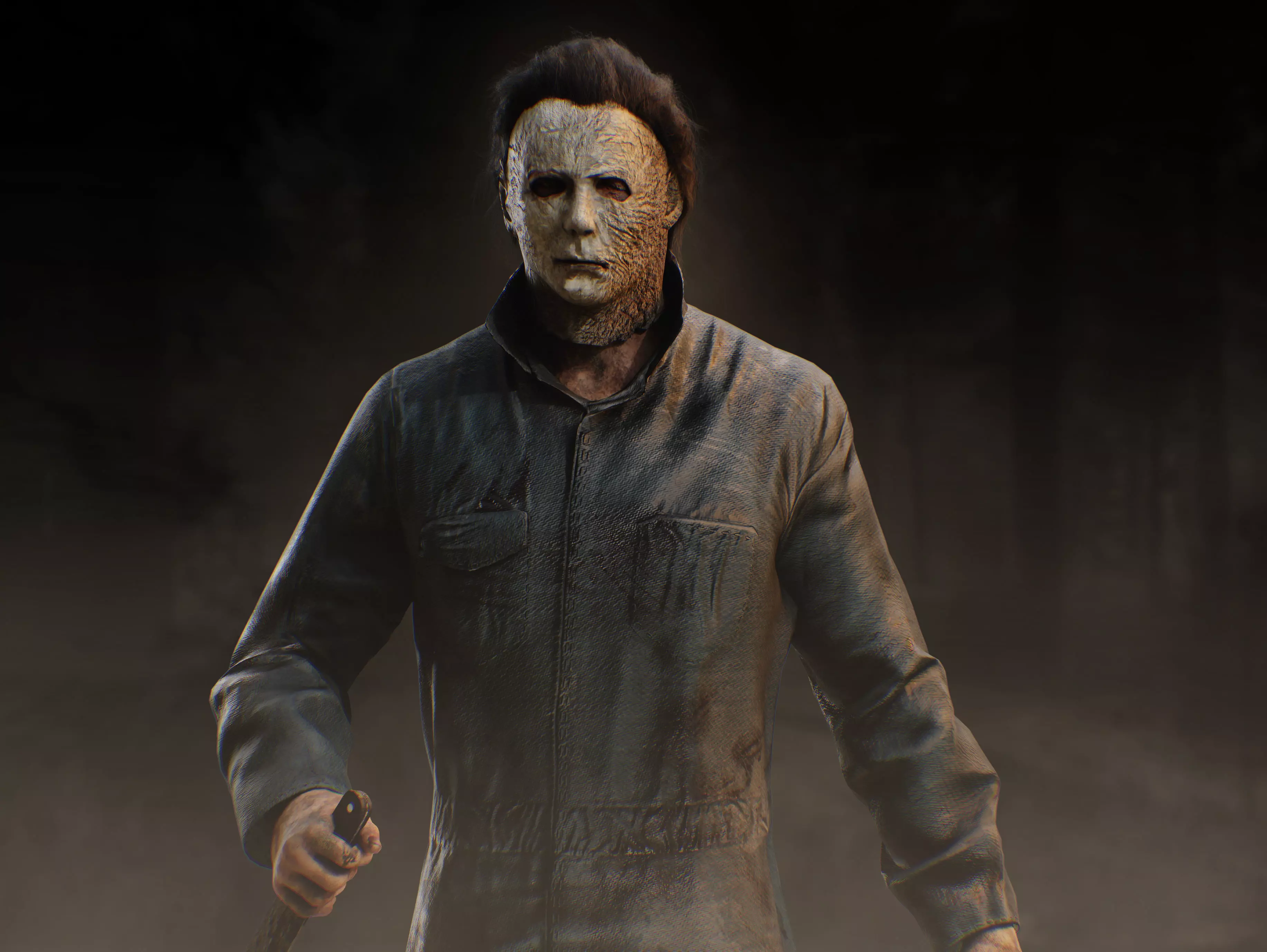 Michael Myers Low-poly 3D model_7