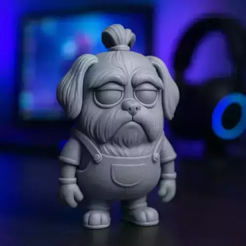 Minion Shih Tzu STL 3D print model