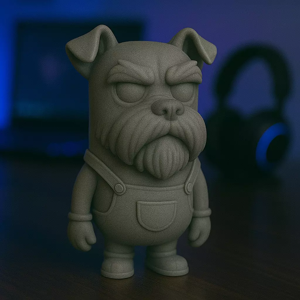 Minion Schnauzer Miniatura STL 3D print model_0