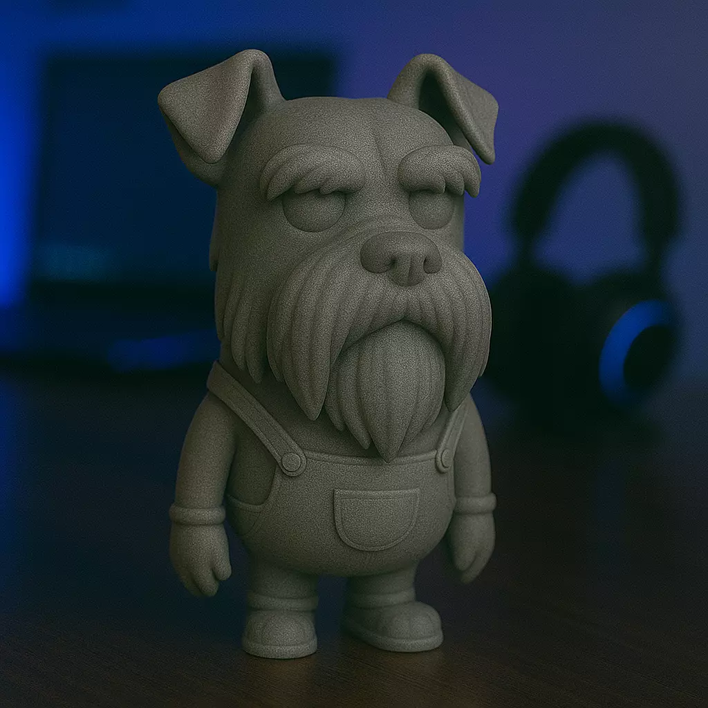 Minion Schnauzer Gigante STL 3D print model_0