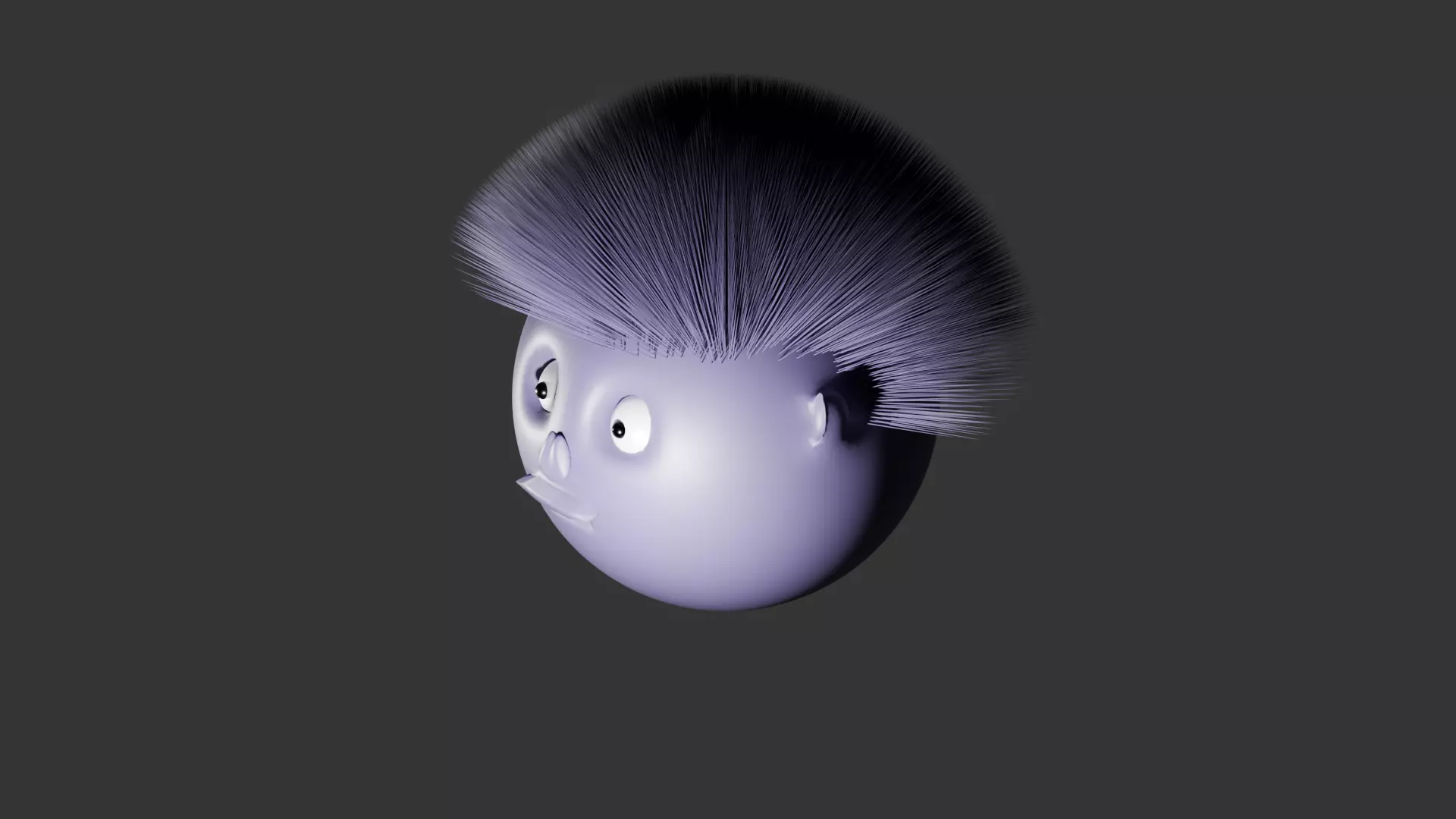 face cartonne 3d  Free 3D model_0