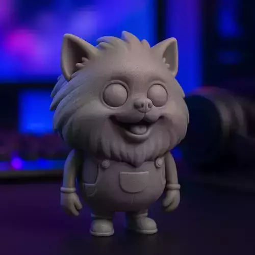 Minion Pomerania STL 3D print model