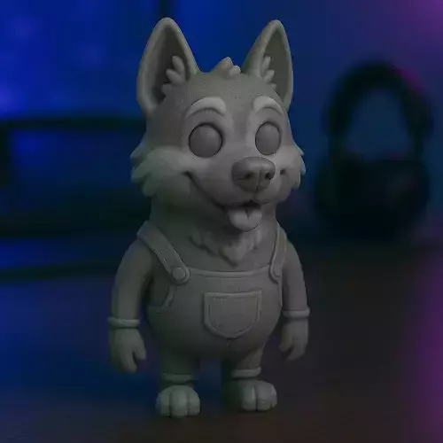 Minion Husky Siberiano STL 3D print model