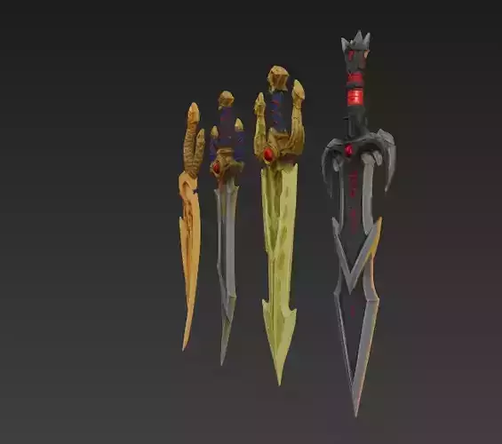 Fantasy Sword Mega Pack - Premium High-Detail 3D Model 3D model
