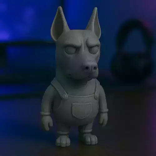 Minion Doberman STL 3D print model