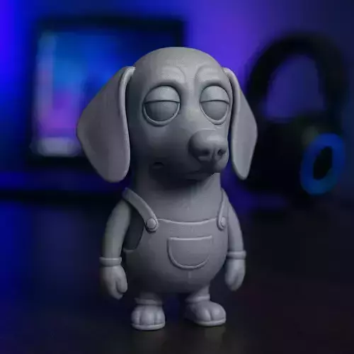 Minion Dachshund Salchicha STL 3D print model