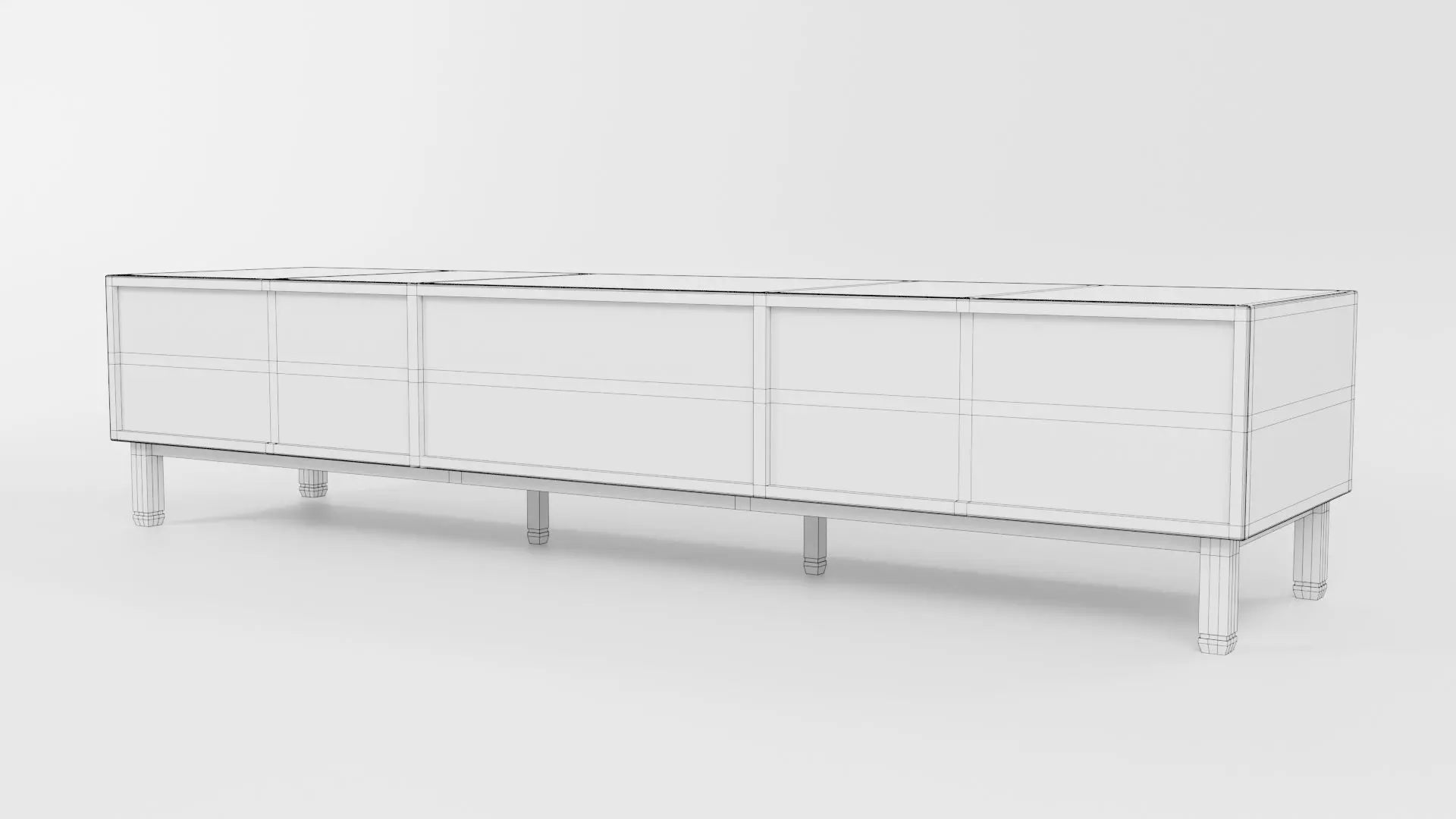 TV Rack CG40 3D model_6