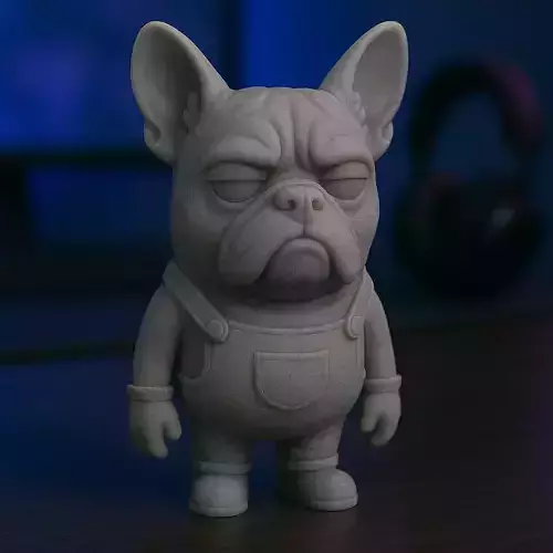 Minion Bulldog Frances STL 3D print model