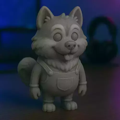Minion Alaskan Malamute STL 3D print model