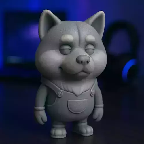 Minion Akita Inu STL 3D print model